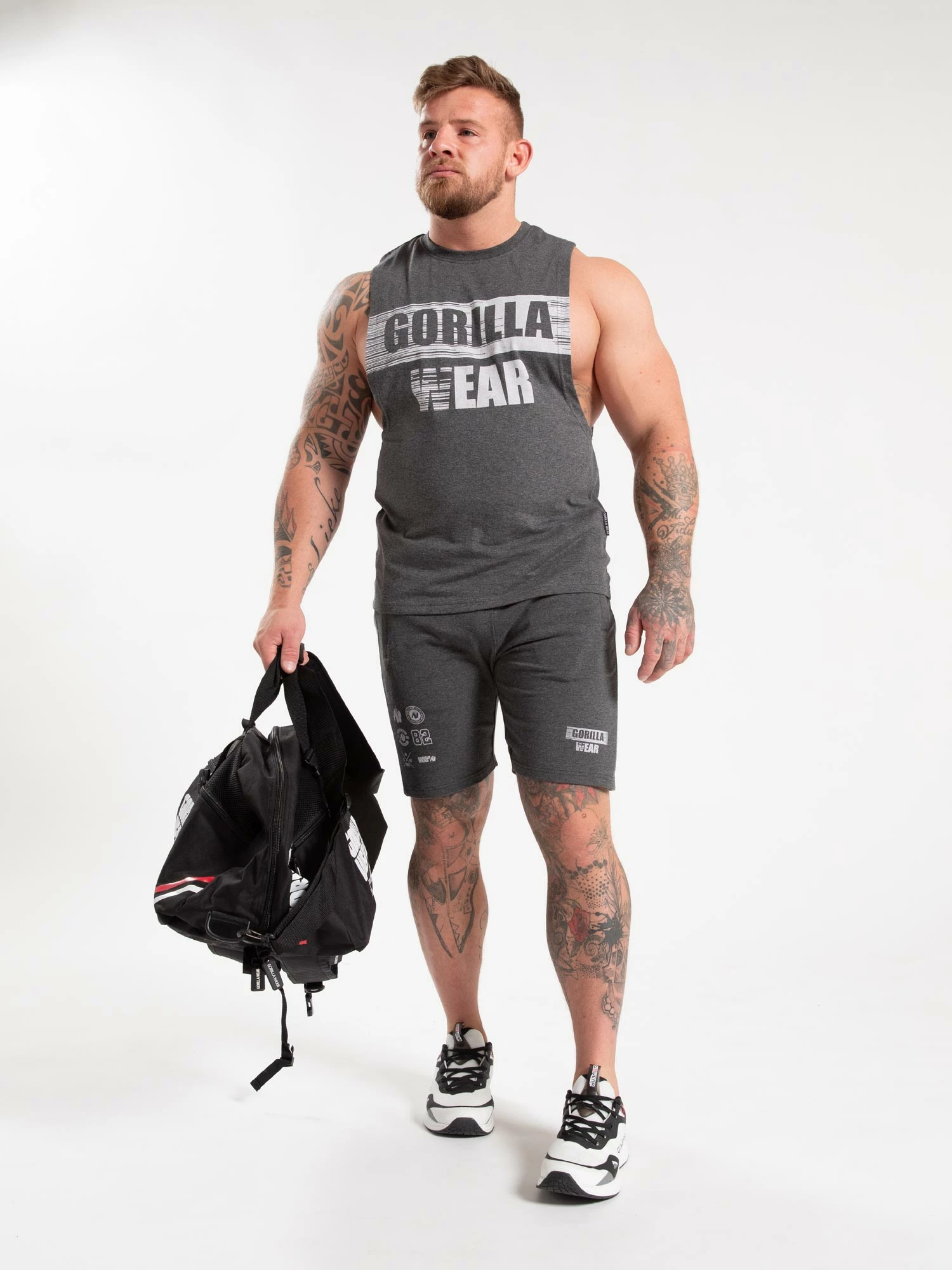 Maice për meshkuj Gorilla, Melange gri e errët