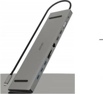 Docking station Acer ACG-DCK-C-1, USB Type-C, 100W, gri