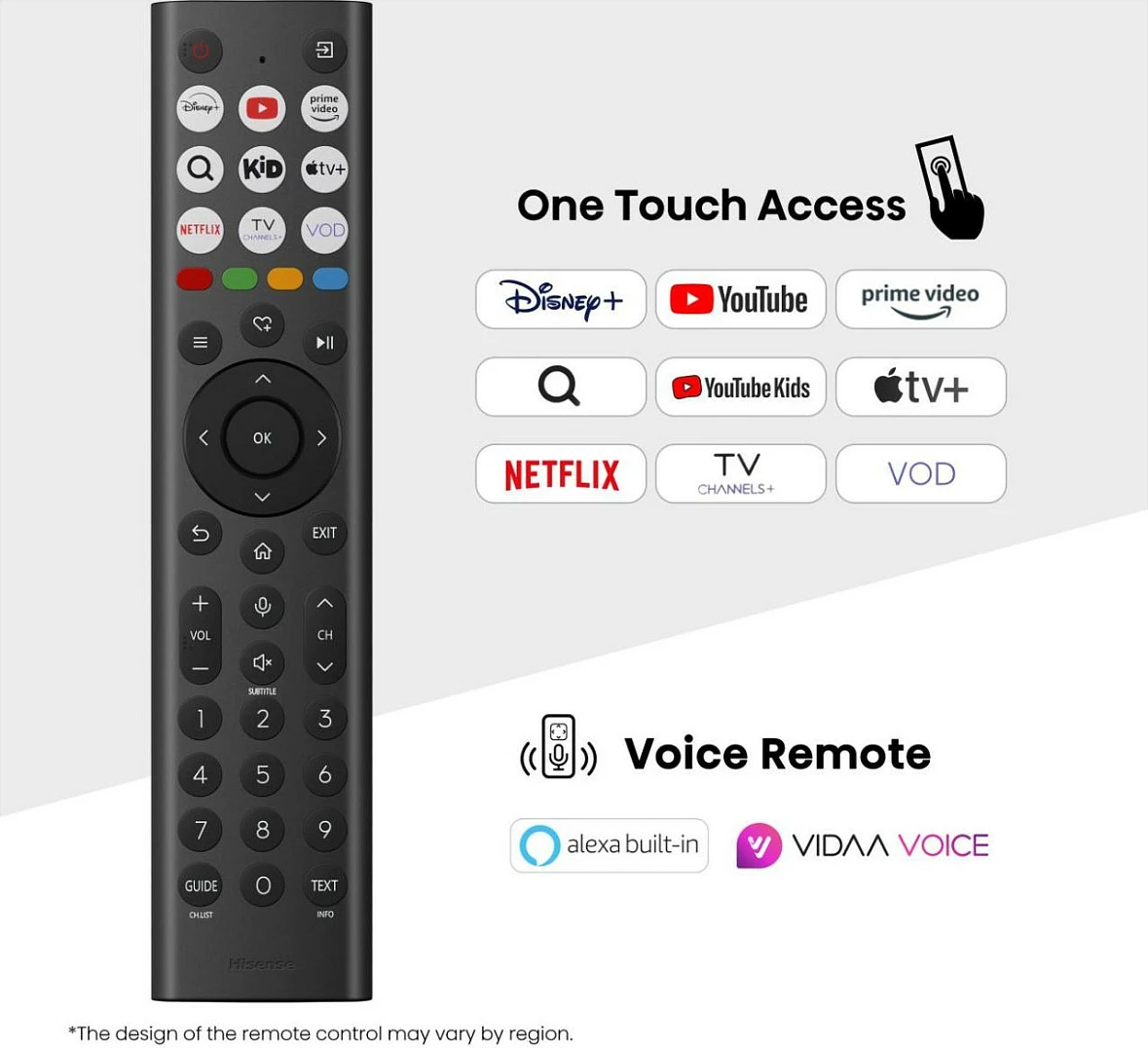 Smart TV Hisense 43E77Q PRO, 43", 4K QLED, 144Hz, Wi‑Fi, e zezë
