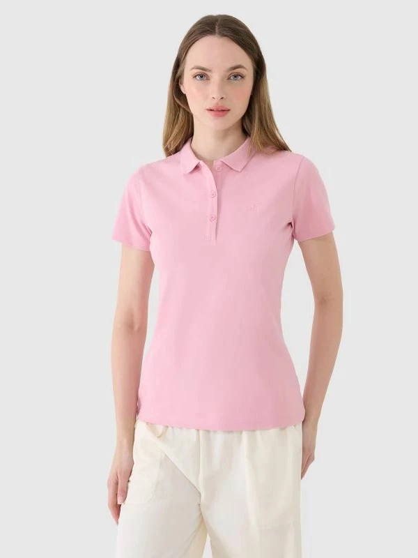 Maicë polo slim fit për femra 4F
