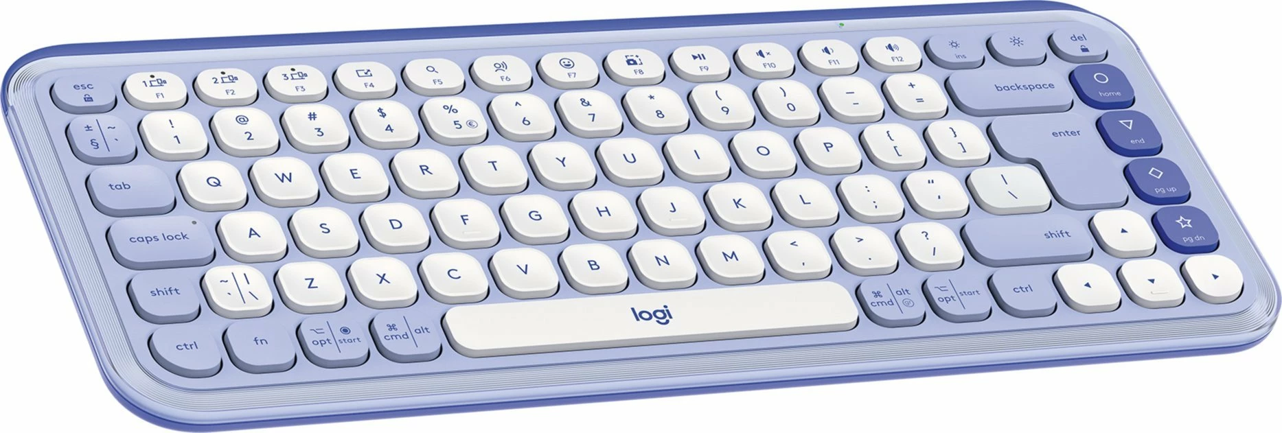 Tastierë wireless Logitech POP Icon Keys 920-013074, US INTL, pa numpad, Lavender