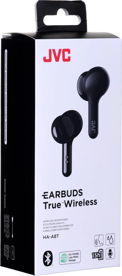Dëgjuese wireless JVC HAA-8TBU, të zeza 