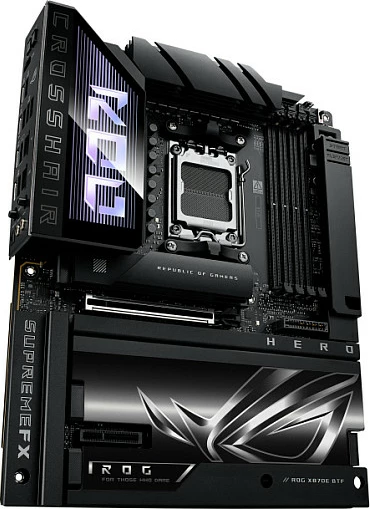 Pllakë amë ASUS ROG Crosshair X870E HERO BTF, Socket AM5, AMD X870E, DDR5 deri 256GB, Wi‑Fi, Bluetooth 5.4, e zezë