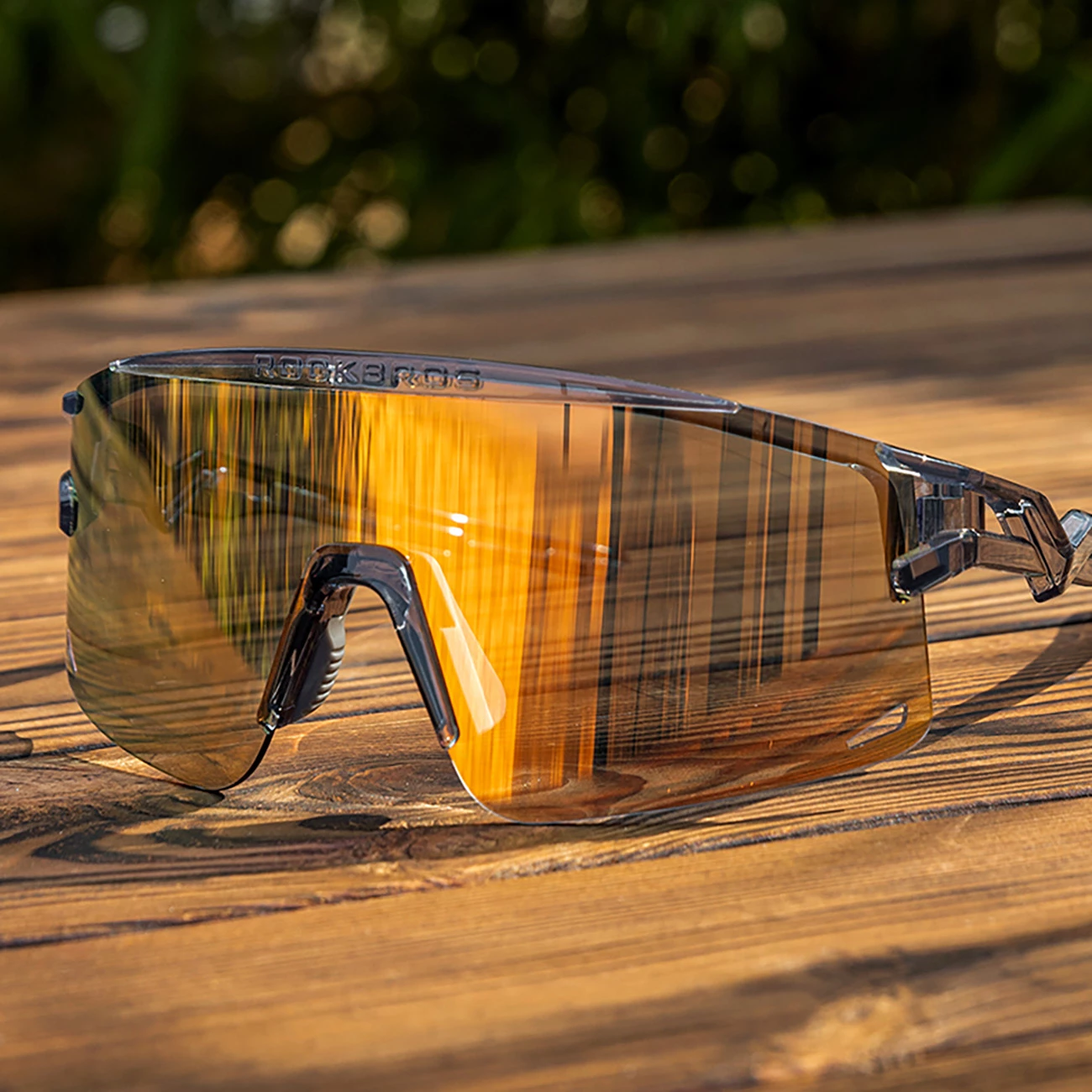 Syze sportive Rockbros 14110023004 me lente të polarizuara, insert korrigjues, të bardha