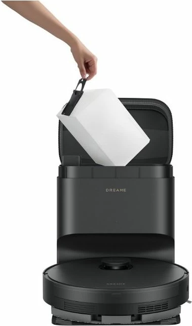 Robot fshesë me korent DREAME D20 Pro Plus, 13000Pa, me mop 350ml + depo pluhuri 500ml, me stacion zbrazje automatike 5L, zi