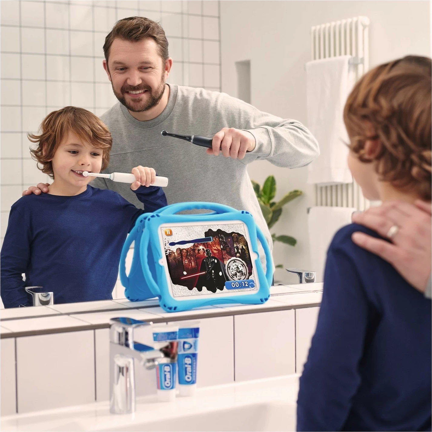 Furçë dhëmbësh elektrike Oral-B Pro Junior 6+, Star Wars, e bardhë