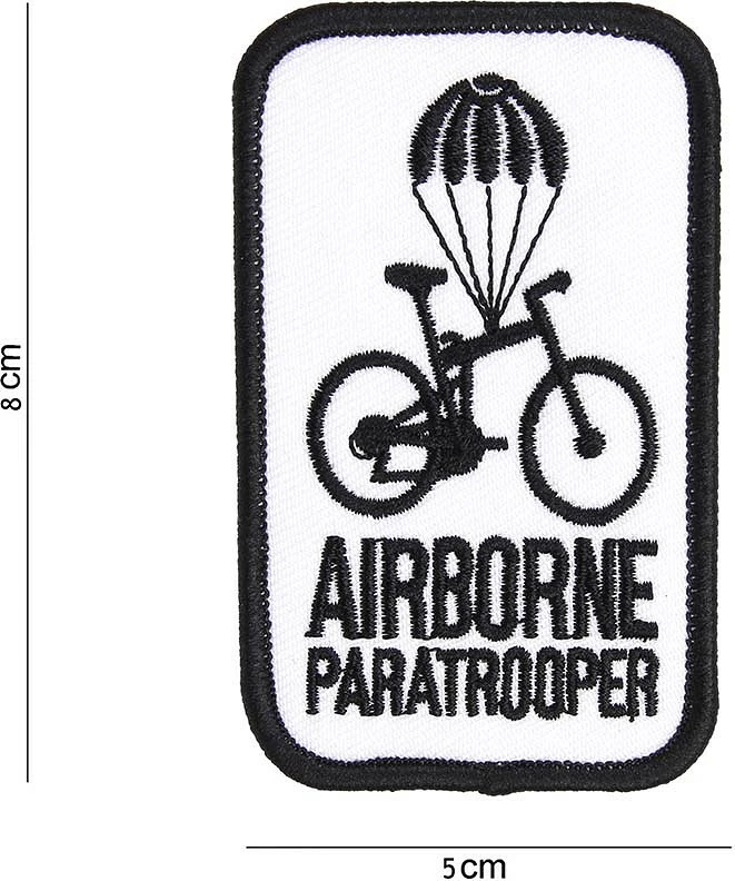 Emblema pëlhure Fostex Garments Patch Paratrooper white #3088