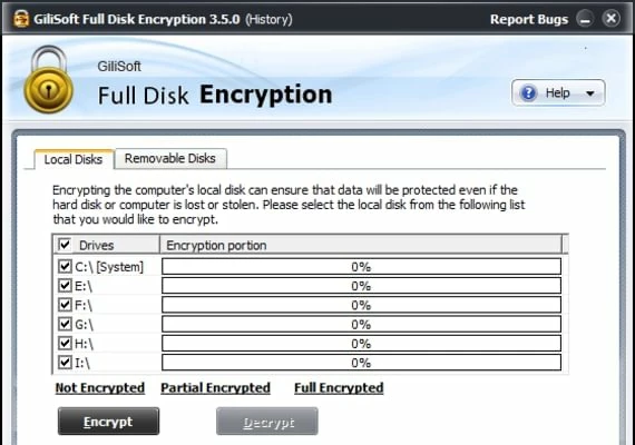 Gilisoft Full Disk Encryption EN Global