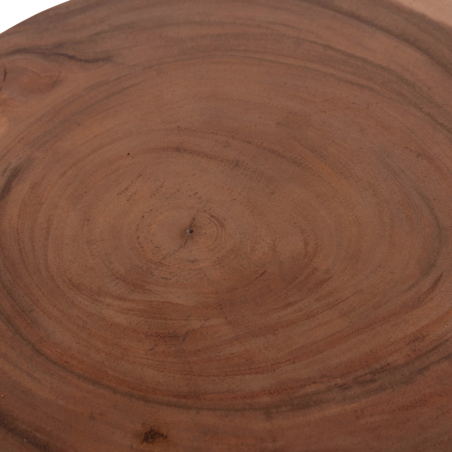 Tavolinë anësore e rrumbullakët PUMBE, dru suar natyral, FH9891.11, 40x50cm