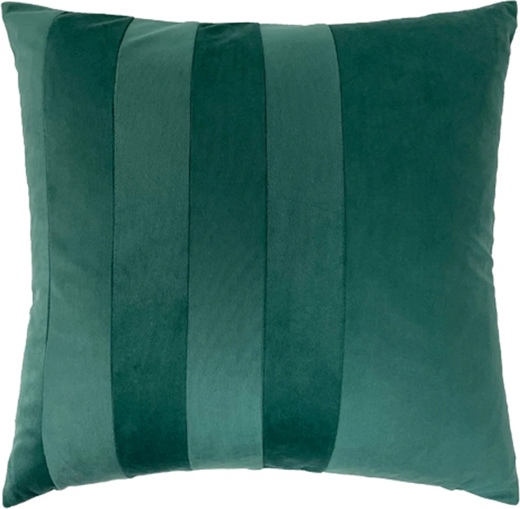 Jastëk dekorativ Seri, kadife, ngjyrë smeraldi, 45x45cm