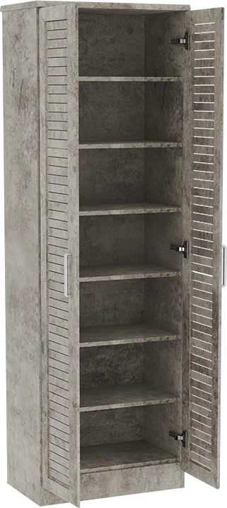 Kabinet këpucësh Sante 21 palë ngjyrë anthracite antike 60x37x183cm