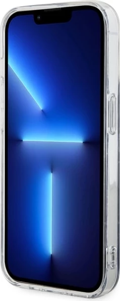 Mbështjellës Guess GUHMP14LPCUMAK për iPhone 14 Pro 6.1", MagSafe, mermer, zi