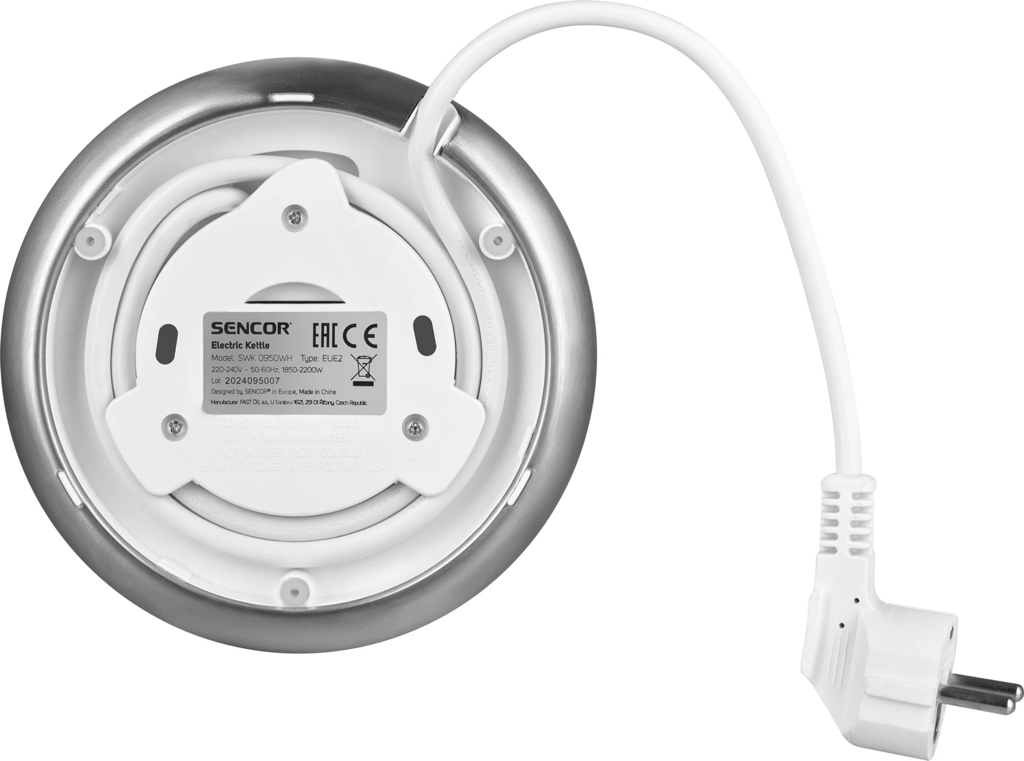 Vlues Uji Sencor SWK 0950WH, 1.7l 2200W, I bardhë