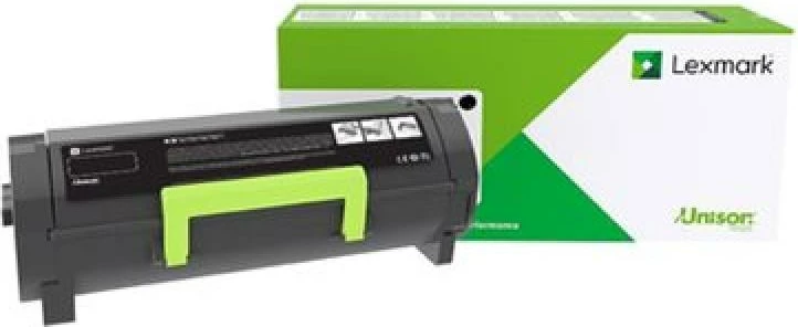 Toner, Lexmark 56F2H0E Corporate Cartridge HC, rendiment i lartë 9,750–23,700 faqe, i zi