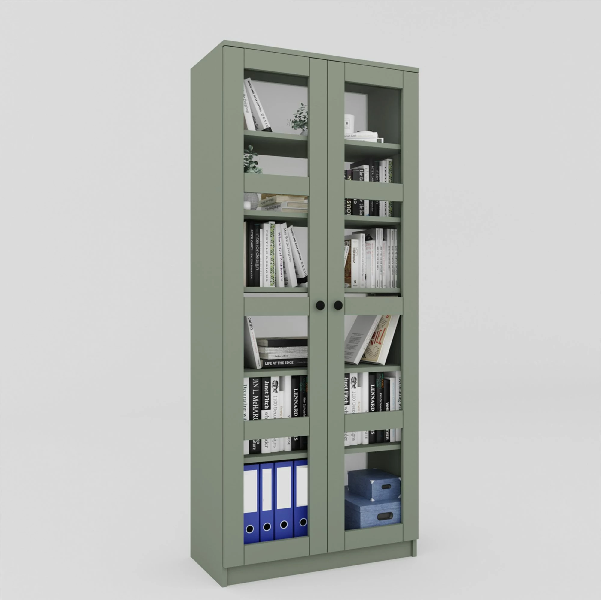 Dollap multifunksional, ngjyrë e gjelbër, Skye Decor Lucas Glass 1600-76