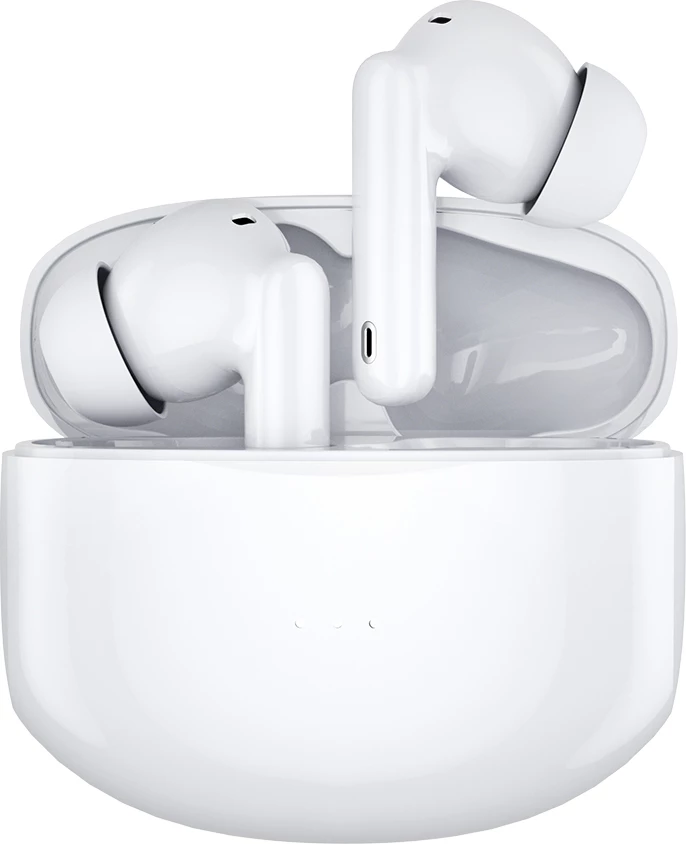 Kufje Moye Soulful 2 True Wireless ANC Bluetooth 5.1, të bardha, me kuti karikimi