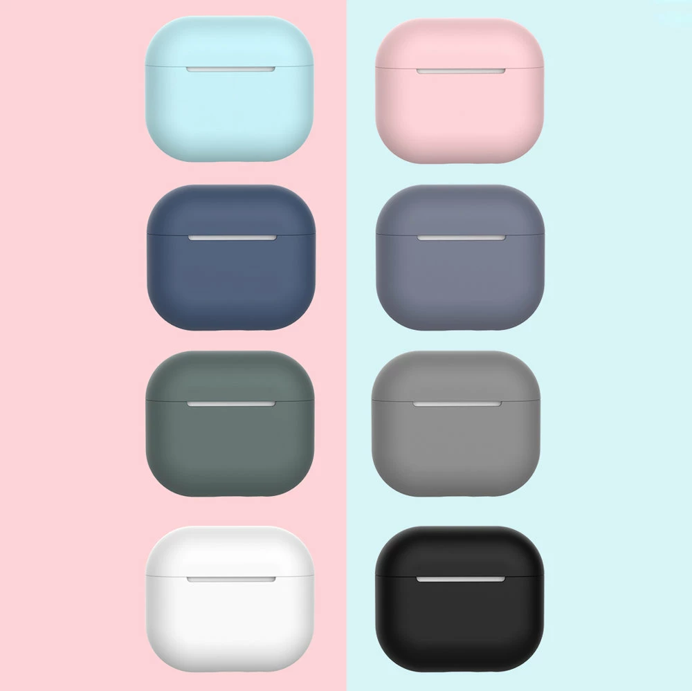 Mbështjellës për kufje Hurtel AirPod 3 Case C, silikon, i zi