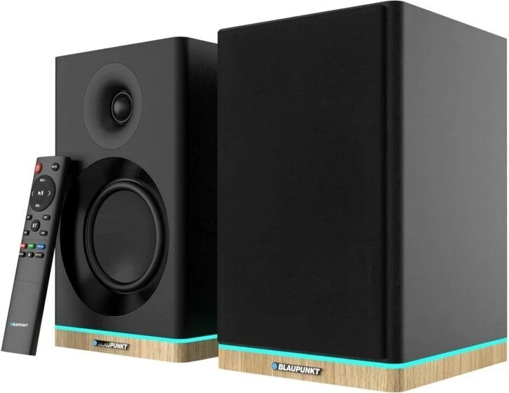 Set altoparlantësh Blaupunkt BS60BK me LED, i zi