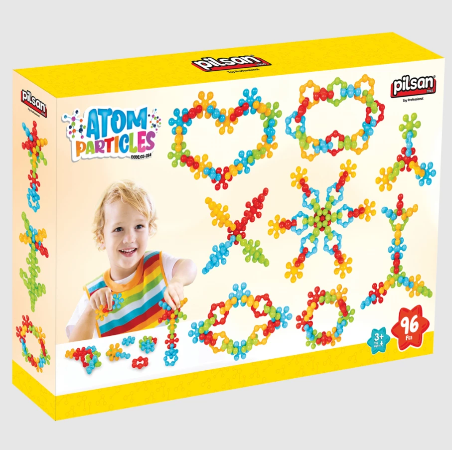 Set lodër për fëmijë Pilsan Molecular Model Kit, 96 pjesë
