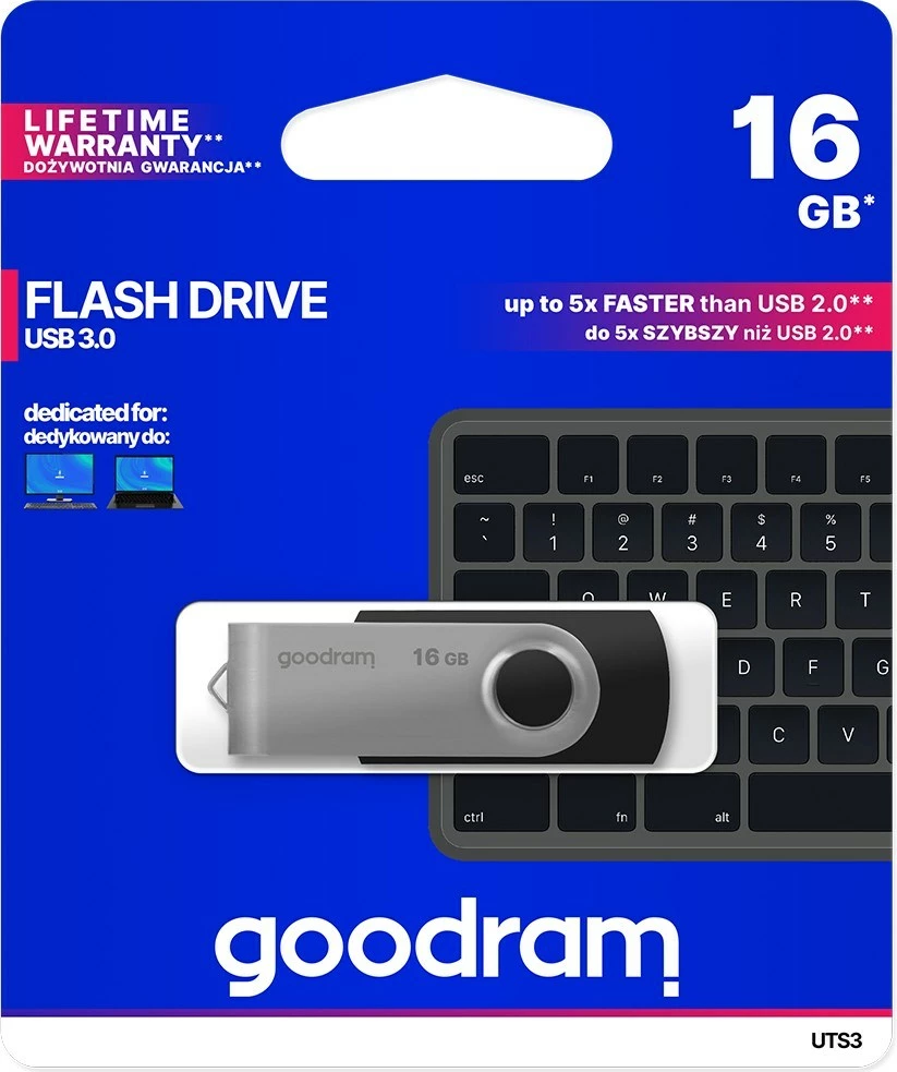 USB Goodram, UTS3, 16 GB 
