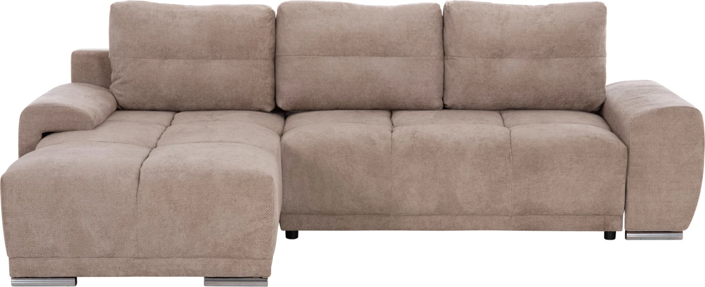 Kënd-sofë shtrati majtas, material bezhë, COMFYRA FH3336.03L, 270x181x75cm