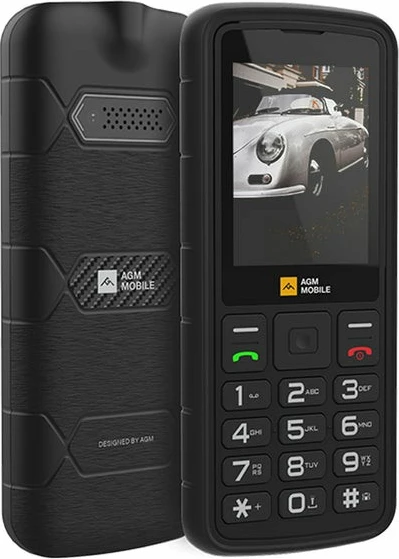 Celular AGM M9, Dual SIM, 2.4", 1000 mAh, Ngjyrë e zezë