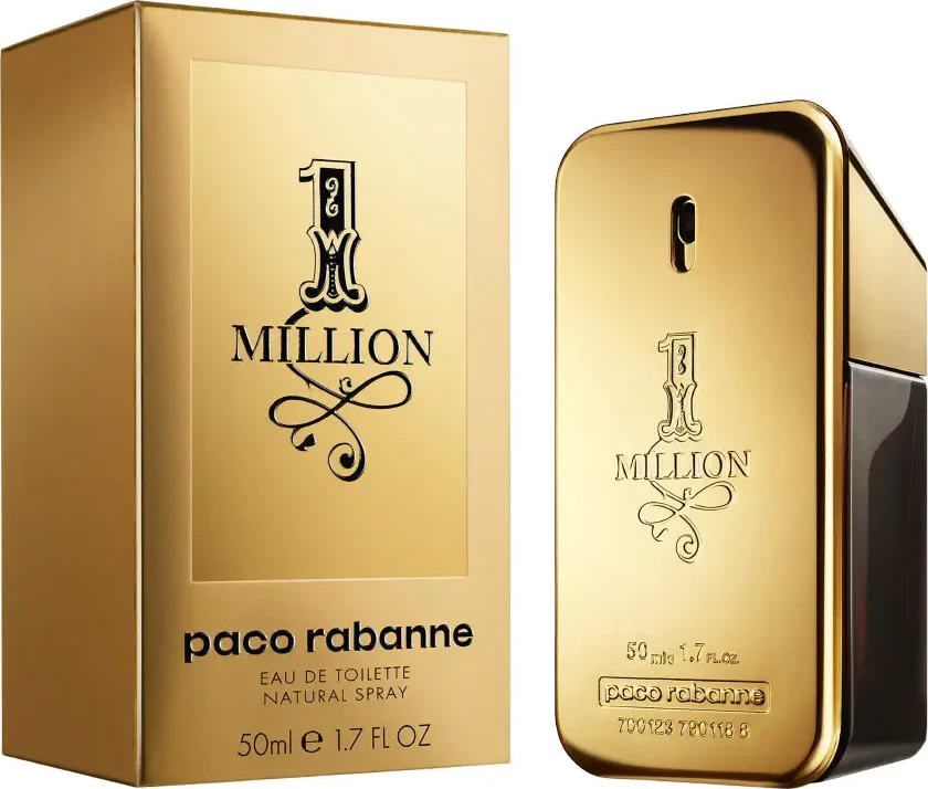 Eau de Toilette Rabanne 1 Million për Meshkuj, 50 ml