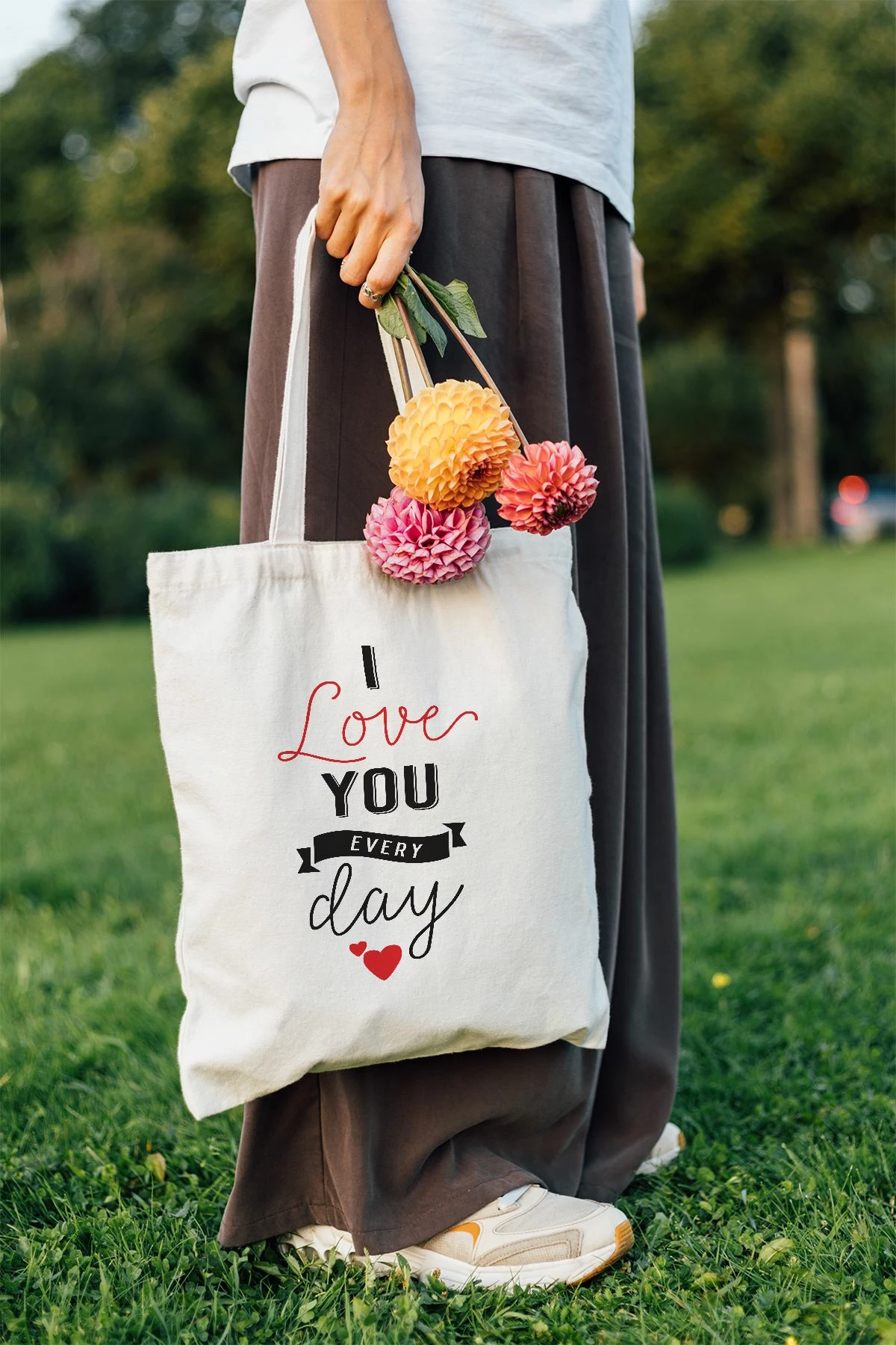 Çantë tote Zoozie Bags, model 11, shumëngjyrëshe