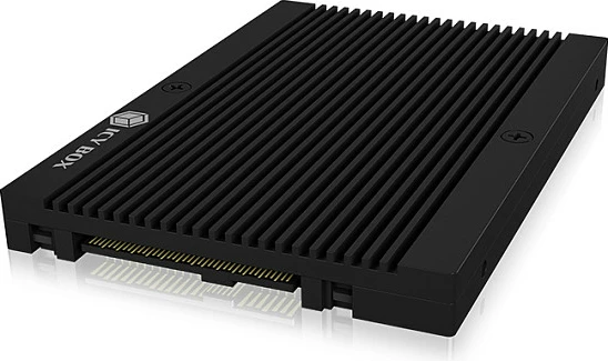 Konvertues SSD ICY BOX M.2 NVMe në 2.5" U.2, 64 Gbit/s, 2 TB, i zi