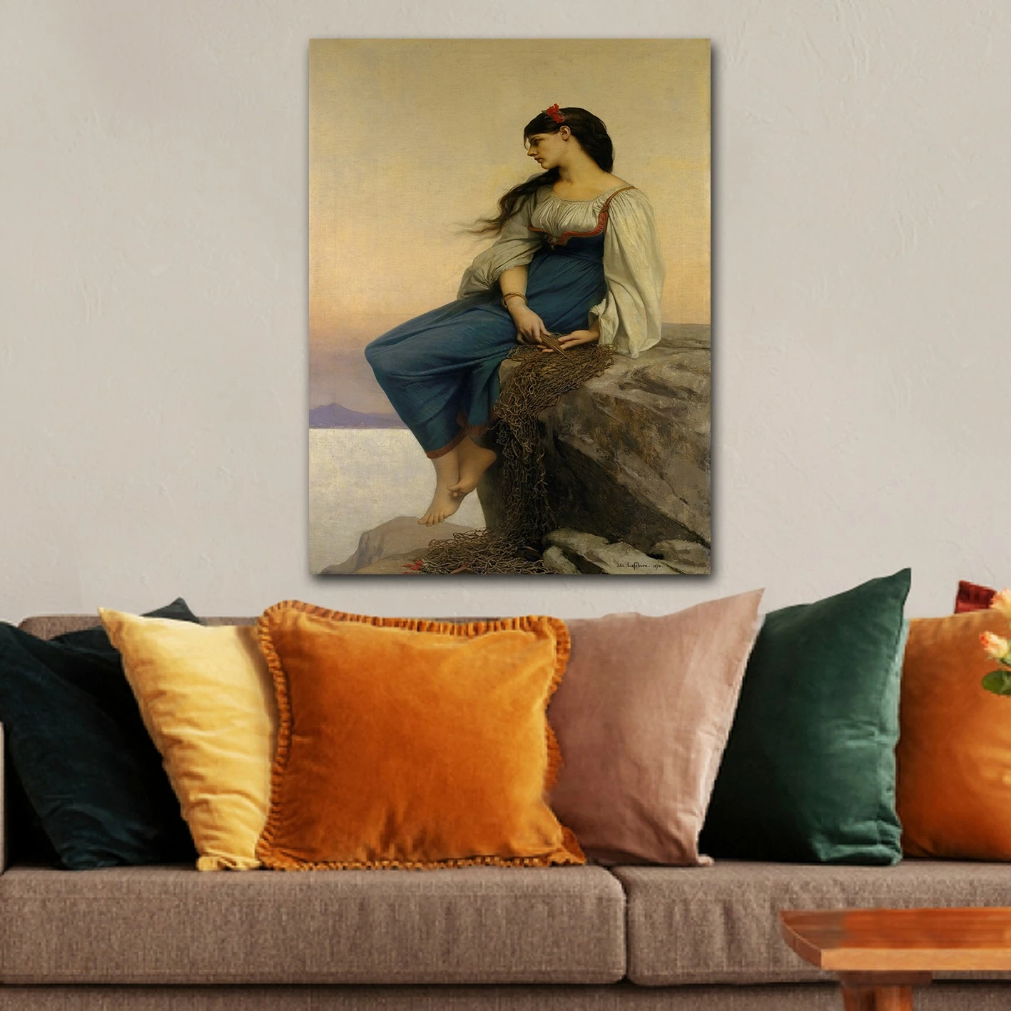Pikturë dekorative në kanavacë, shumëngjyrëshe, 70x100cm