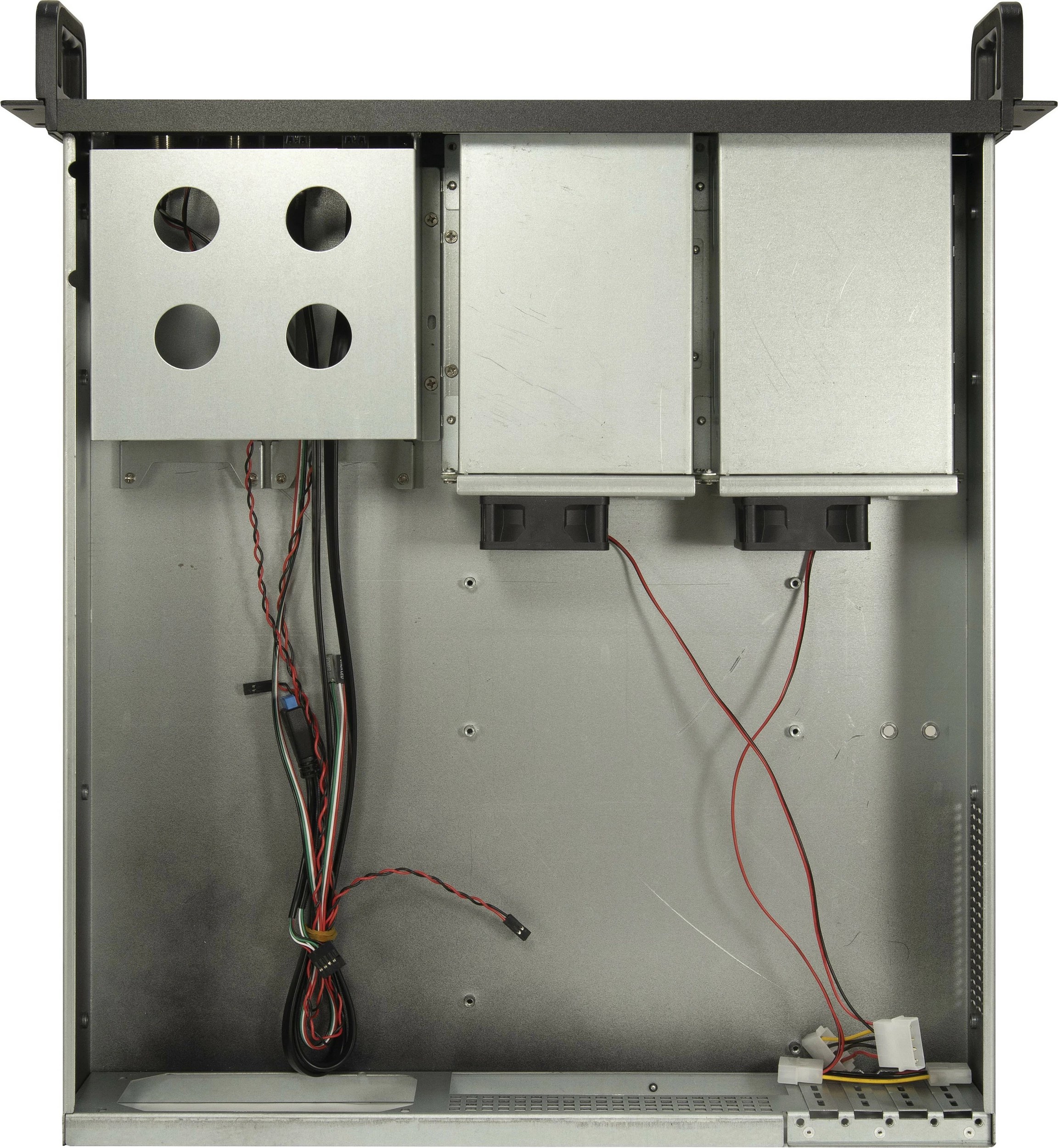 Kasë serveri rack Inter-Tech IPC 2U-2504, 2U 19", micro ATX/Mini-ITX, Hot-swap, e zezë