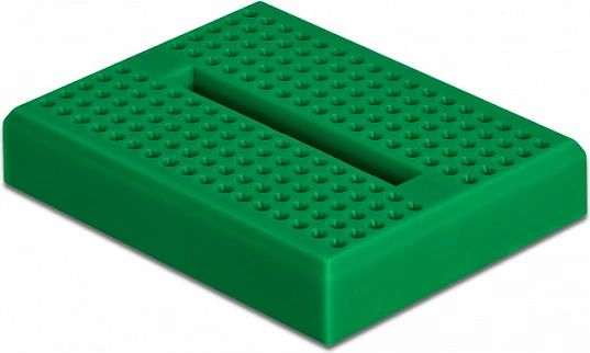 Breadboard mini DeLOCK 170 kontakte, jeshil