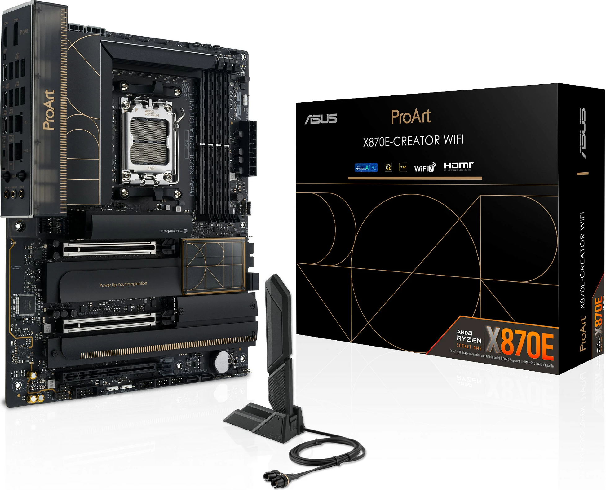 Pllakë amë ASUS ProArt X870E-CREATOR WIFI, Socket AM5, DDR5, 192GB, ATX