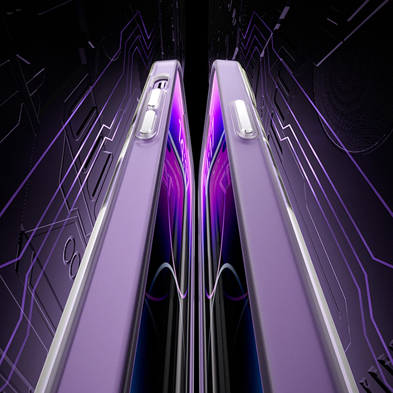 Mbështjellës Kingxbar PQY Geek Series për iPhone 14 Pro MagSafe, argjendtë