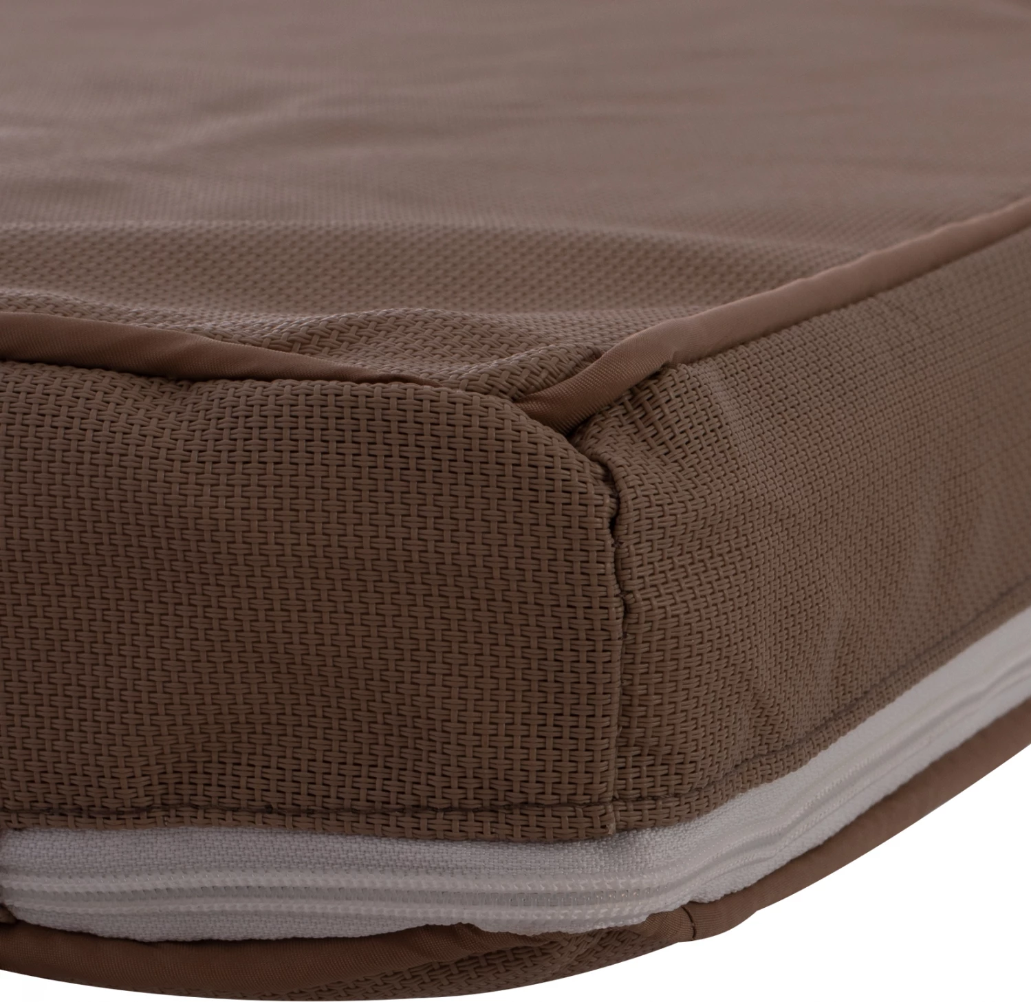 Jastëk për shezlong, Textilene, 600gr/m2, 2X1, Sifnos, ngjyrë moka, FH11237.04T, 194x70x11 cm
