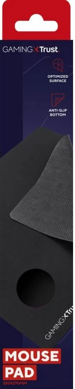 Mouse pad Trust për gaming, e zezë