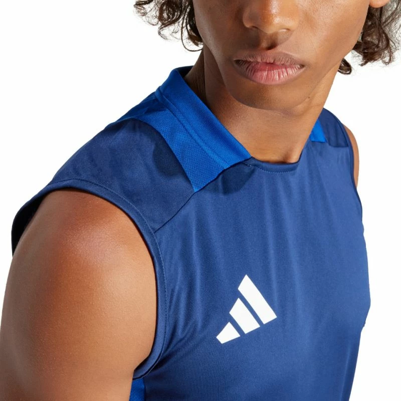 Fanellë pa mëngë për meshkuj adidas, e kaltër [Madhësia: S]