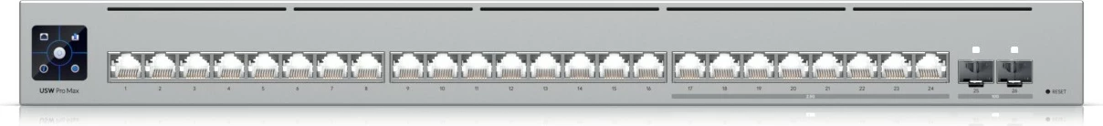 Switch Ubiquiti Pro Max 24, L3, 2.5G Ethernet (100/1000/2500), Rack mounting, 1U