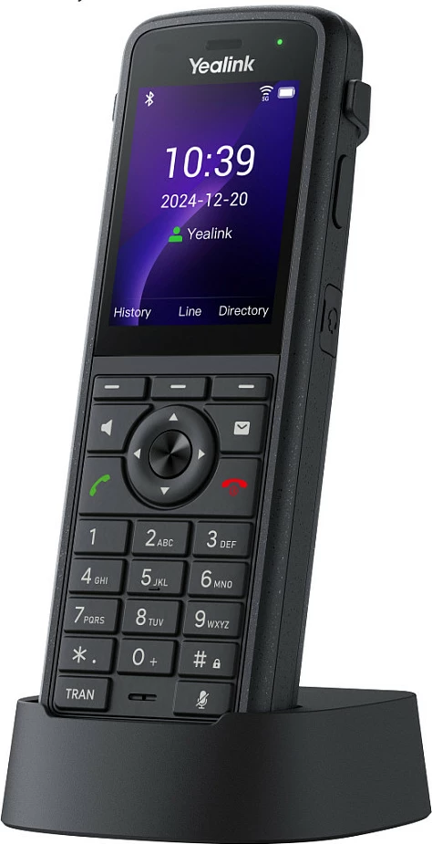Telefon IP mobil Yealink AX86R, Wi‑Fi 6, IP67, Bluetooth 5.0, bateri 3100 mAh, i zi