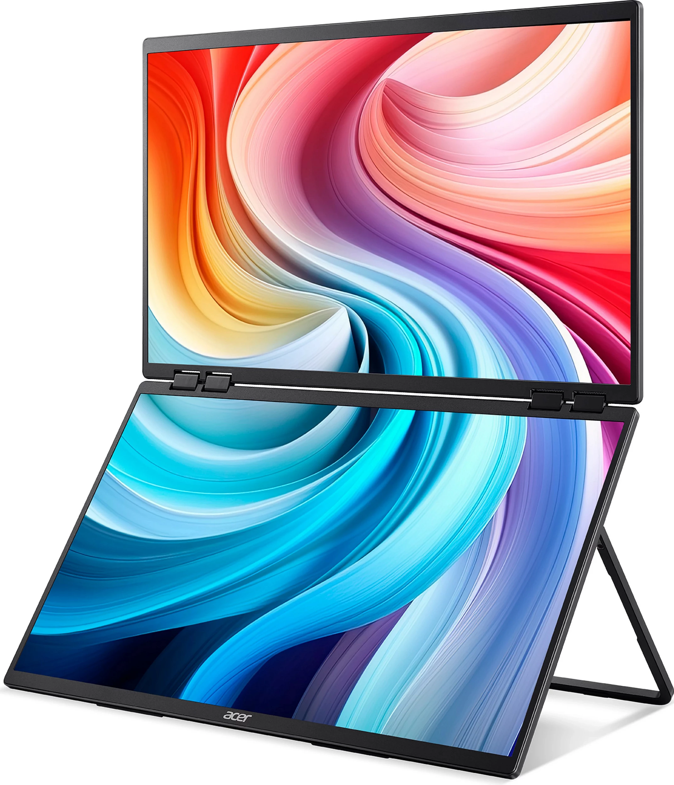 Monitor portativ Acer PD243YEBmiuux, 23.8", Full HD, IPS, 100Hz, ZeroFrame, i zi