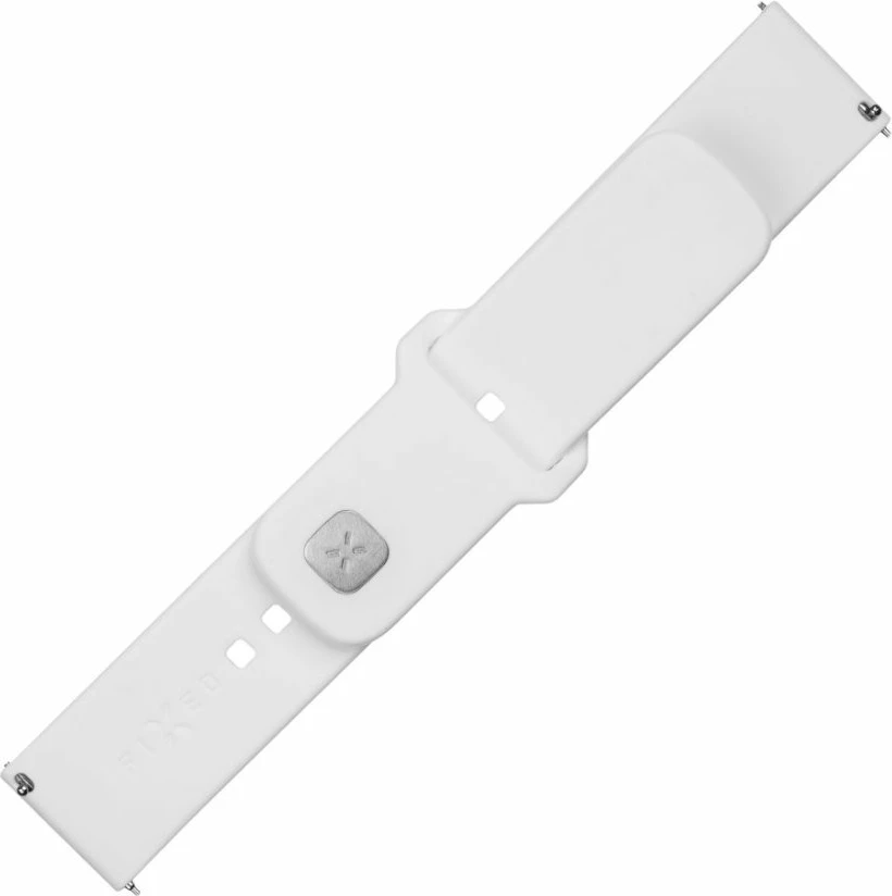 Set rripash sportiv për Smartwatch Fixed Sporty Strap, Quick Release 22mm, 160-235 mm, silikon, bardhë