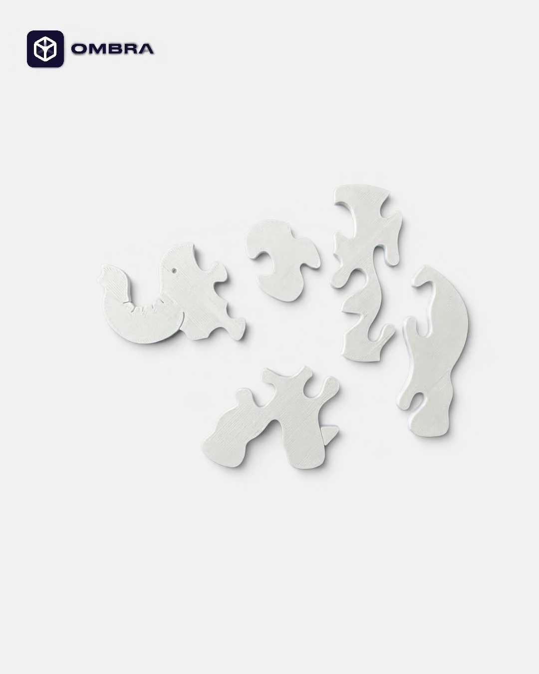 Puzzle 3D / Elefant i bardhe