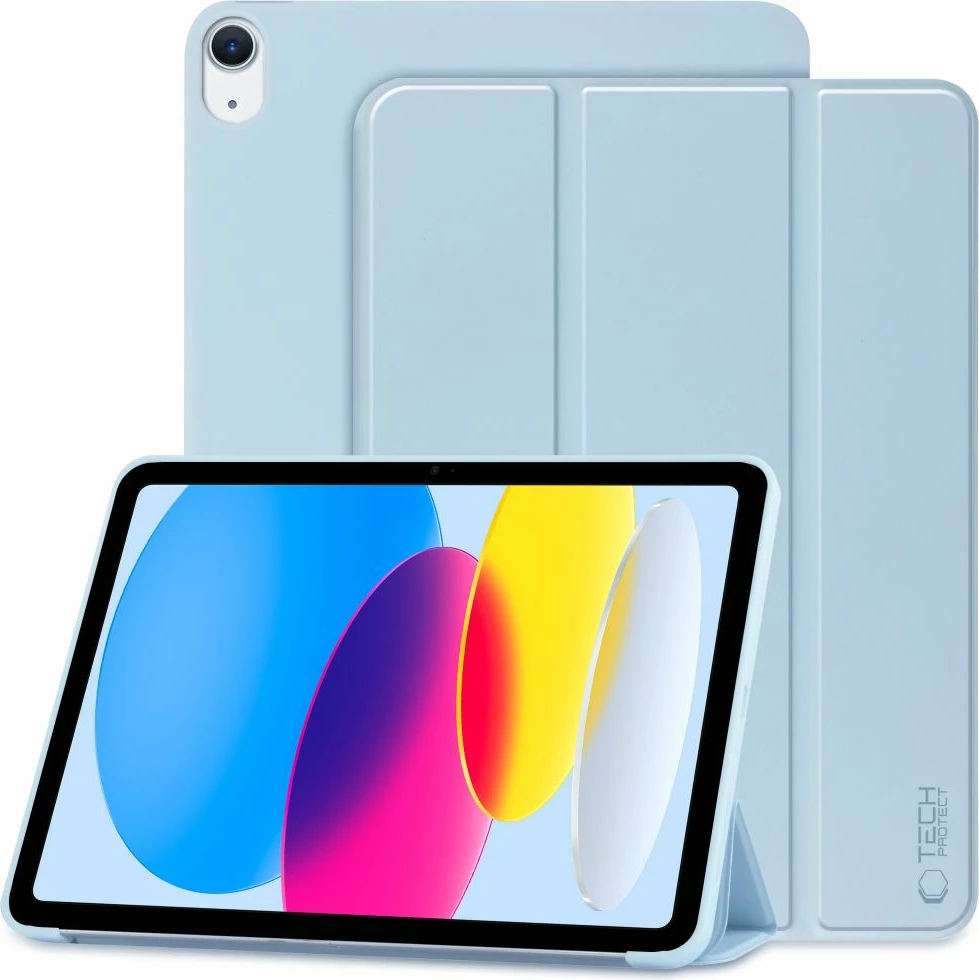 Mbështjellës Tech-Protect SmartCase për iPad 10.9" (2022), kaltër e çelët