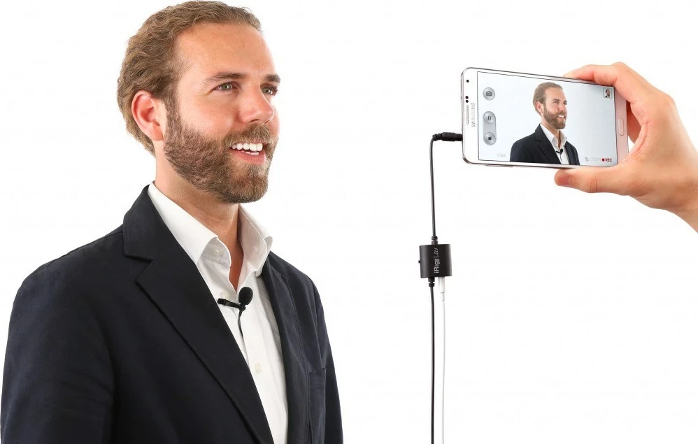 Mikrofon me kapëse IK Multimedia iRig Mic Lav, i zi