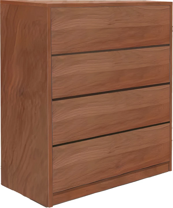 Komodë Kuanger, MDF, ngjyrë arre, 80x40x80cm