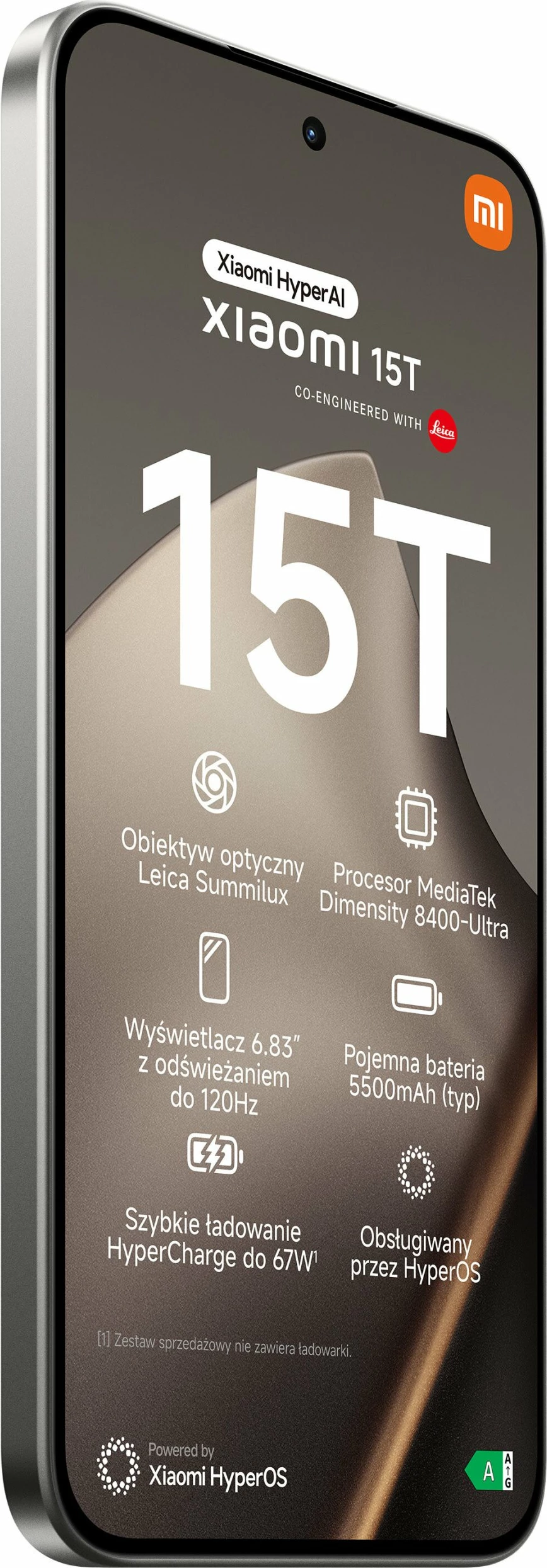 Celular Xiaomi 15T (MZB0KYHEU) 5G 12GB/512GB Gri