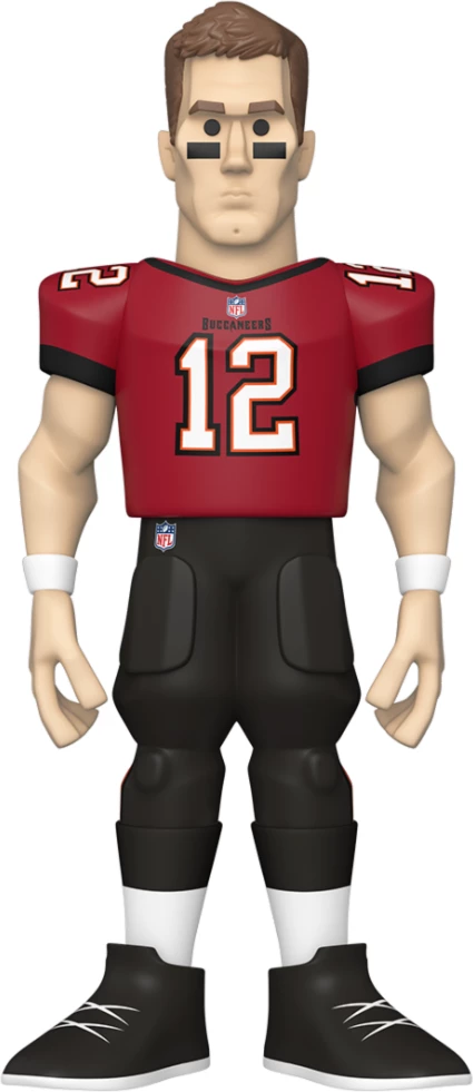 Figurinë koleksionuese Funko GOLD NFL Buccaneers Tom Brady 12\" Kuqe/zezë