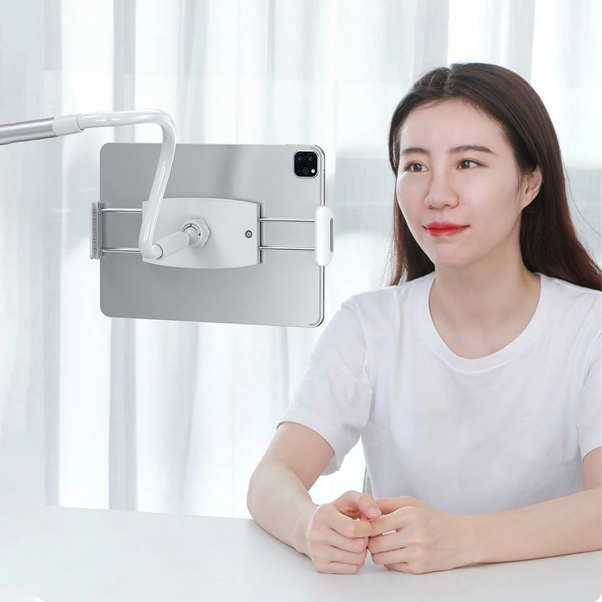 Mbajtëse universale për tablet/telefon Baseus Otaku LUZQ000013, 360° rrotullim & 180° rregullim, gri