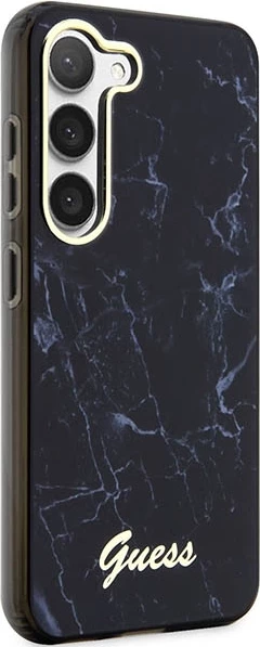 Mbështjellës Guess GUHCS23SPCUMAK për Samsung Galaxy S23, hardcase, i zi