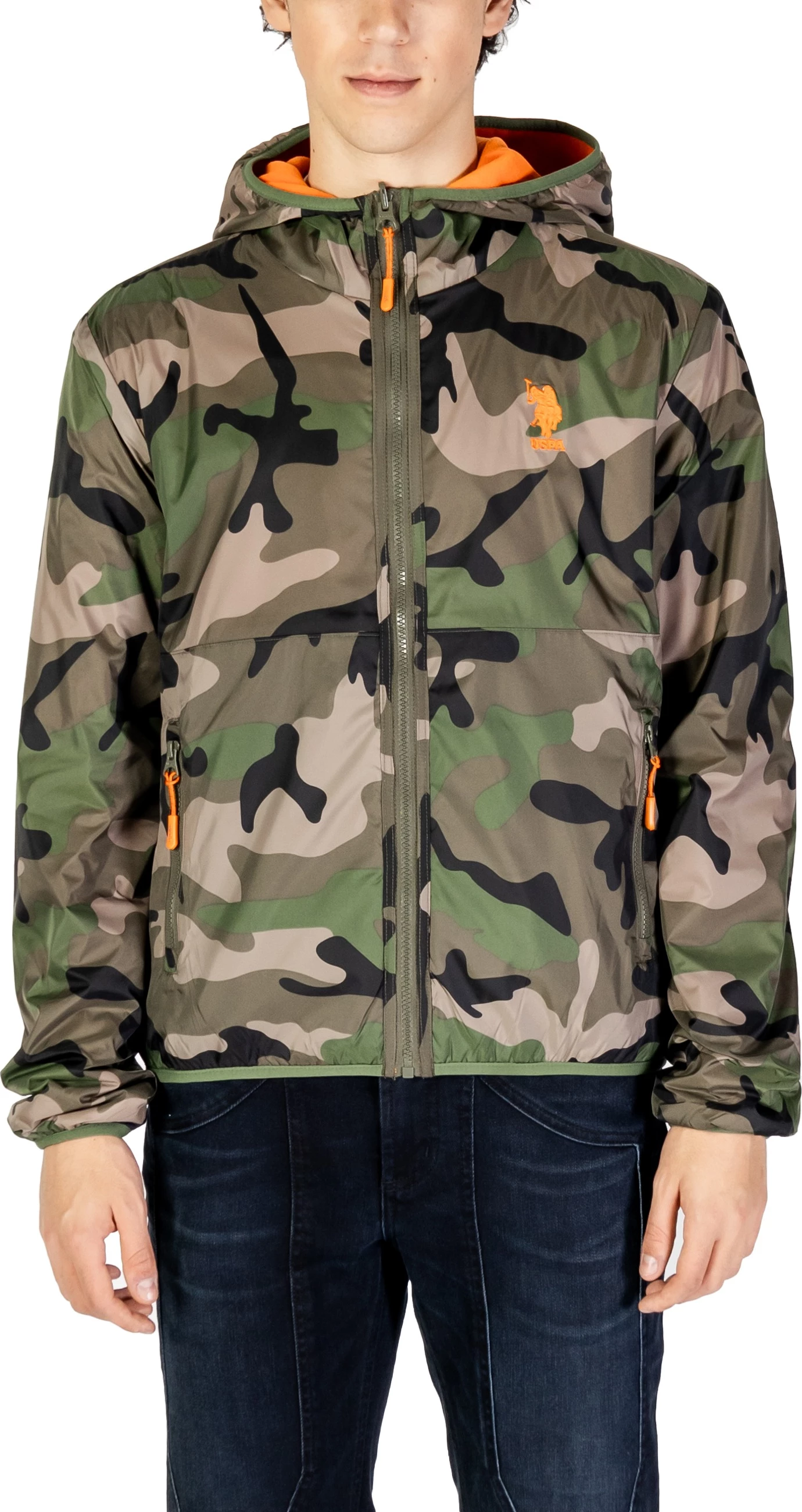 Jakne për meshkuj U.S. Polo Assn. US40 126001, jeshile ulliri